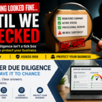 supplier due diligence process by Pro Outsourcing verifying company credibility, assessing risk, and ensuring governance